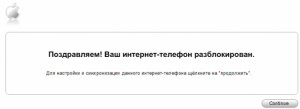 Поздравляем! Ваш телефон разблокирован!