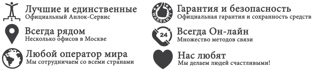 Преимущества UNLOCKPRO.RU