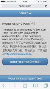 irosу tool instruction r-sim mini unlock iphone 1